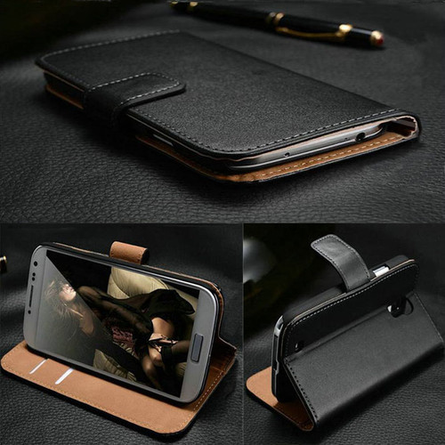 The luxury leather flip wallet case is perfect for professionals and business people