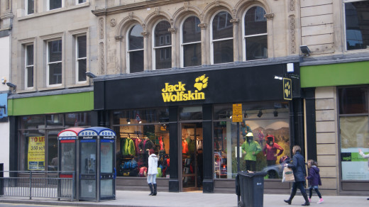 Jack Wolfskin store in Leeds