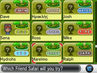 What your Safari will look like if you haven't played online at the same time as someone