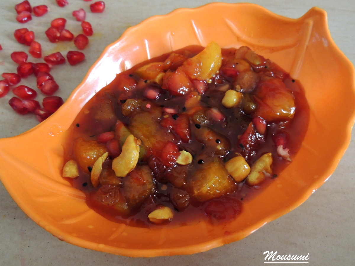 Mixed Fruit Chutney Recipe | Mixed Fruit Chutney Bengali Style