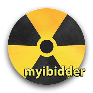 My ibidder snipper for eBay logo in colorful yellow gold and black
