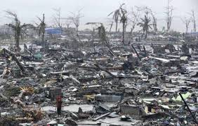 The aftermath of Haiyan.