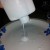 Pour glue onto plate Pour glue onto plate