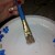 Spread evenly with brush Spread evenly with brush