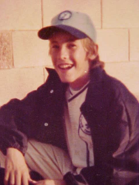I'm a hot shot at 13 playing for a traveling team of 13 to 15 year olds. Harvey's Trophies in Simi Valley, California. We played 45 games and I was the youngest on the team. I did more than just raise havoc ya know.