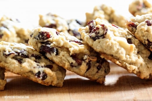 Leftover Dressing and Cranberry Cookies
