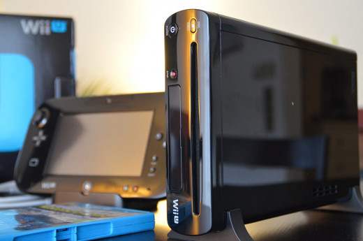 The Nintendo Wii U Premium Pack with console, GamePad and the included game.