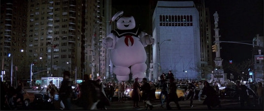 Humor can make up for missing every other stereotypical trait of a villain. That was kind of the point when it comes to the STAY PUFT marshmallow man.