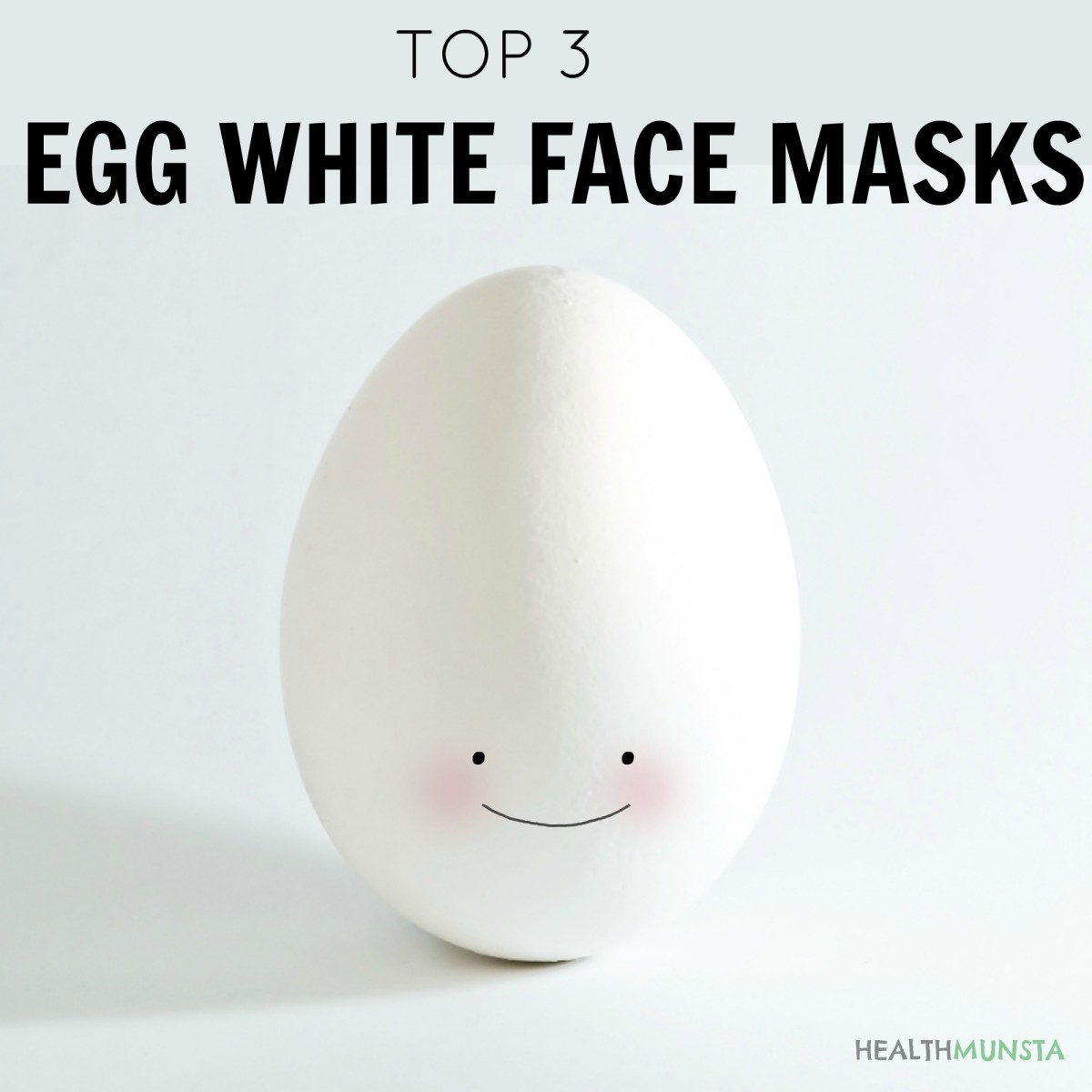 Egg white and avocado face mask