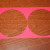 You can get two circles out of the cut cardstock if you place the die cut carefully on the cardstock.