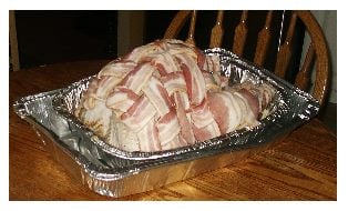 Turkey Weaved with Bacon