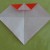 Fold the top flap in half to meet the top edge of the paper. Fold the top flap in half to meet the top edge of the paper.