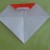 Fold upwards along the crease line. Fold upwards along the crease line.