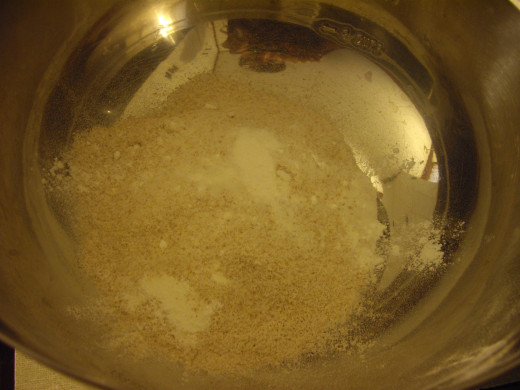 Mix the dry ingredients together first, or scoop out 2 cups of the baking mix