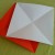 Cut the papers to squares, align the two sheets together and follow the folding instructions outlined above. Cut the papers to squares, align the two sheets together and follow the folding instructions outlined above.