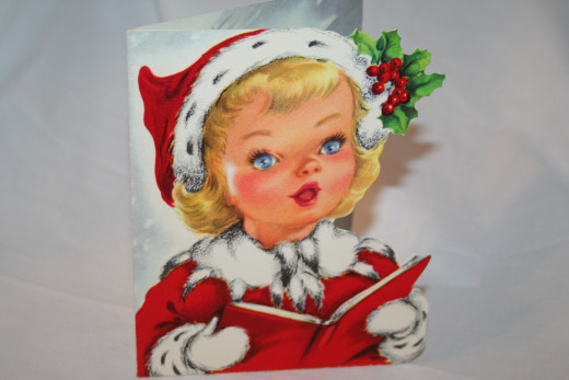 Vintage Christmas card.