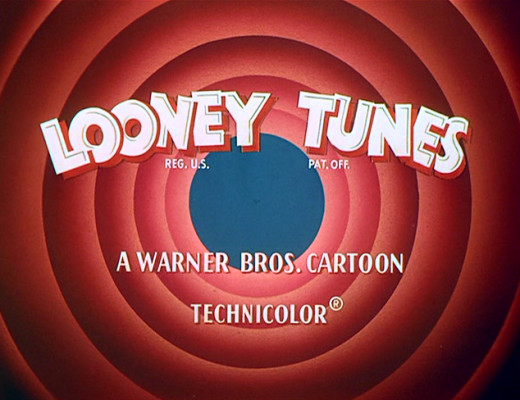 Classic Looney Tunes opening shot.