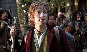 Martin Freeman stars as Bilbo Baggins in Peter Jackson's adaptation of The Hobbit.  Part II is called The Desolation of Smaug