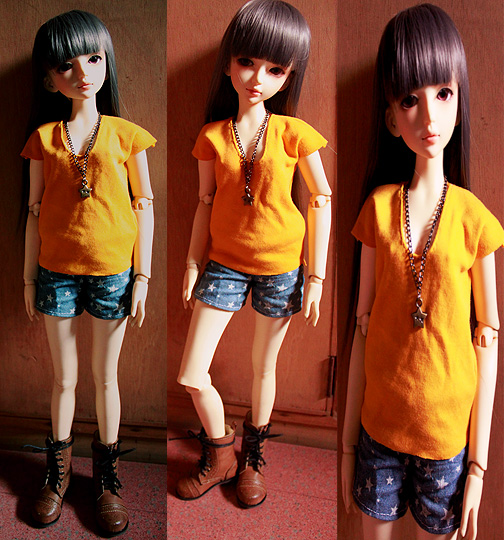 Sewing clothes for my dolls makes me happy...