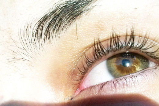 The beautiful eye of Michelle
