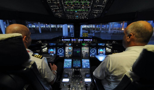 Airbus A380 cockpit