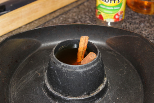 Add the spices or herbs.
