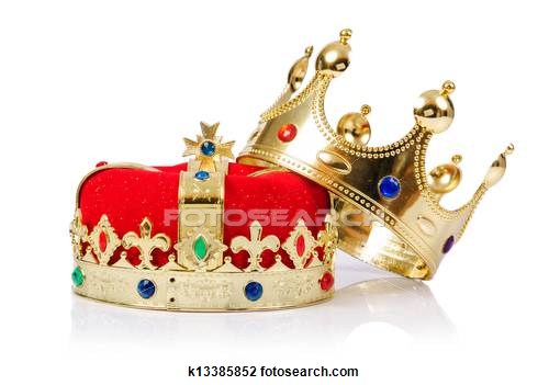Crowns of King Buck Eye and Queen Turfette  Source:  http://www.fotosearch.com/CSP992/k13385852/
