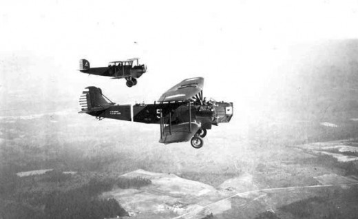 These Keystone B-4As serving with the 31st Bombardment Squadron are typical of the bombers employed by the USAAC during the twenties and early thirties.