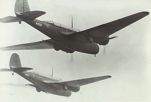 A pair of Dutch Model 166s over Malaya in 1942.  Note the large 'glass-house' canopy.