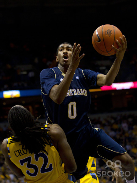 Notre Dame senior point guard Eric Atkins