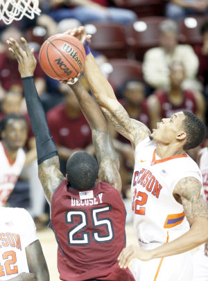 K.J. McDaniels doing what K.J. McDaniels does.