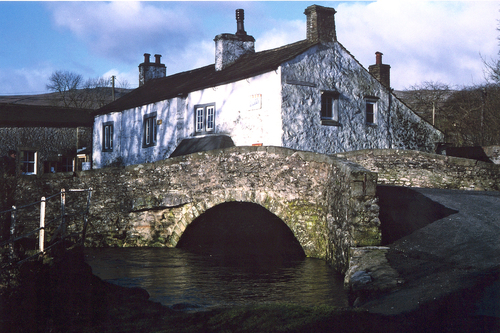 Monk Bridge, Malham village in the Craven district of North Yorkshire - originally West Riding 