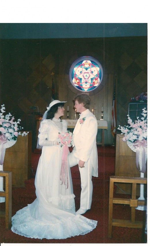 My wedding day  April 30th 1988