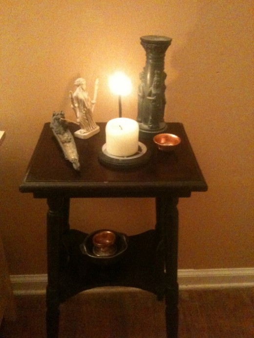 Your space can be as simple or as elaborate as you wish