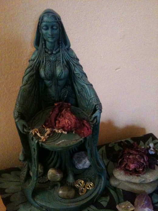 Your personal sacred space should contain things that make you happy