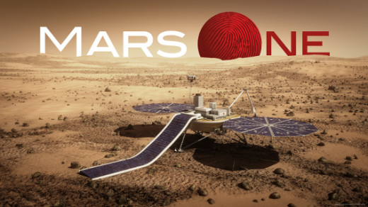 Artist's view of Mars One's settlement.