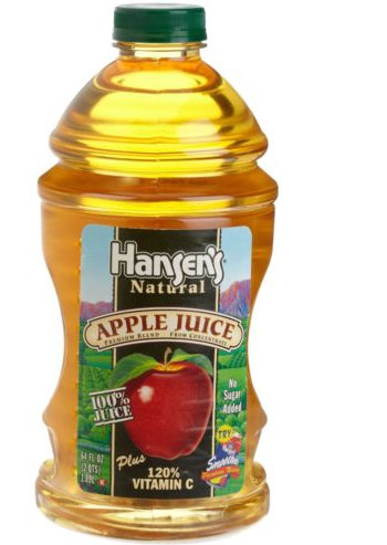 Example of Hansen's all natural juices