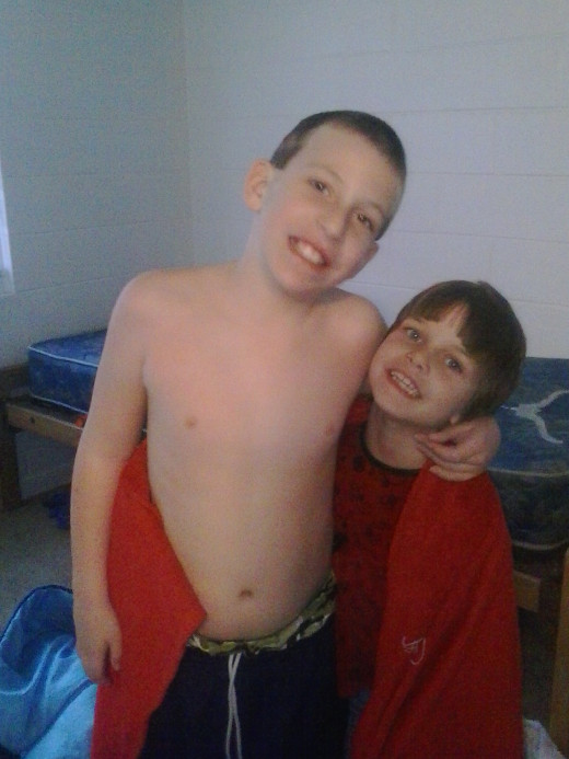 These two are my life.  They tend to be a handful but I would not trade them for all the gold in the world.