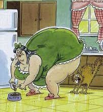 Fatty's wife.