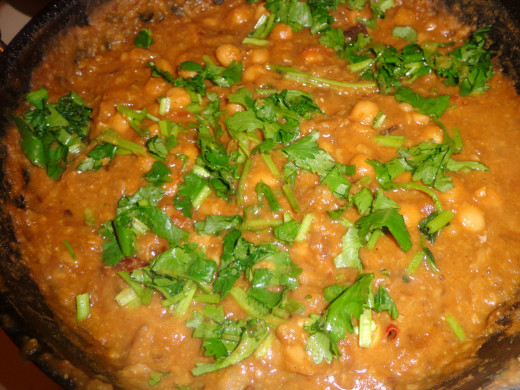 Channa Masala or Chickpea Masala