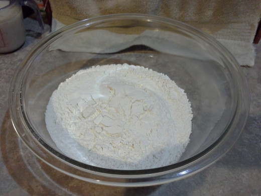 Step Two: Mix your dry ingredients together