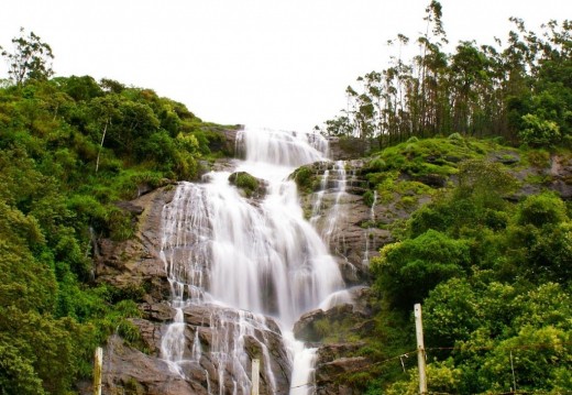 The Power House Waterfalls In Chinnakanal.
