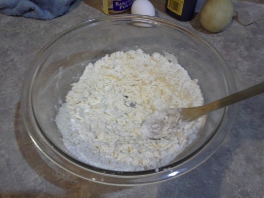 Step Three: Cut in until evenly mixed