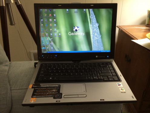 Laptop with Internet access