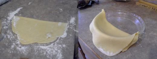 Step Twelve: I find folding my dough helps to transfer it over to my dish, Step Thirteen: Transfer dough over