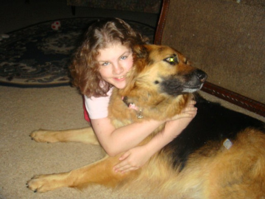My daughter and her best friend Lacey.