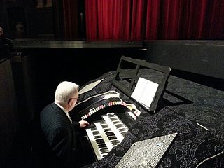 Rhinestones can be glued ANYWHERE, including this theater organ console.