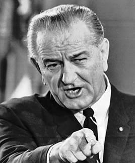 LBJ Delcaring War