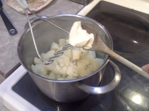 Step Twenty-four: Add your butter