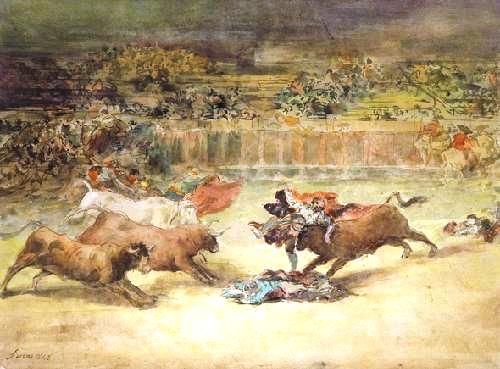 “Escena de Tauromaquia" Scene of Bullfighting 